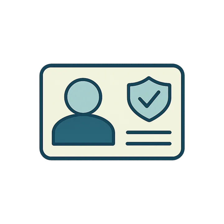 National identification establishes the identity and residency of the visa applicant